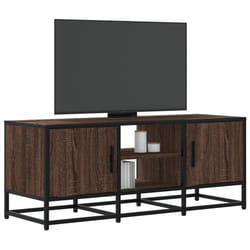 vidaXL Mobile TV Rovere Marrone 100x35x41 cm Legno Multistrato Metallo