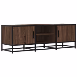 vidaXL Mobile TV Rovere Marrone 120x35x41 cm Legno Multistrato Metallo - Vista aggiuntiva 2