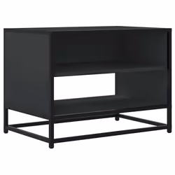 vidaXL Mobile Porta TV Nero 61x40x46 cm in Truciolato e Metallo - Vista aggiuntiva 2