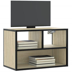Vidaxl - Mobile tv Rovere Sonoma 60x31x39,5cm Legno Multistrato Metallo 2115