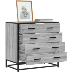 Cassettiera Grigio Sonoma 70x41x70 cm in Legno Multistrato Vidaxl 221948