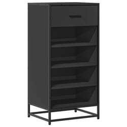 VidaXL 849209 scarpiera Nero