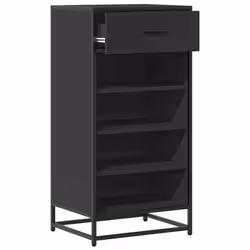 VidaXL 849209 scarpiera Nero - Vista aggiuntiva 5