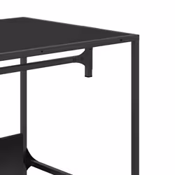 VidaXL 849294 organizzatore per conservazione da appendere Metallo, Legno Nero - Vista aggiuntiva 7