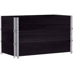 Utilizzate i nostri paretali per pallet impilabili insieme ai vostri pallet per creare rapidamente una soluzione pratica ed e ...