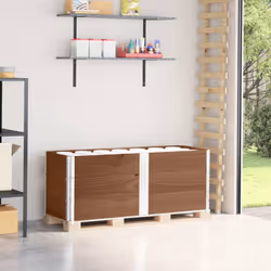 Utilizzate i nostri paretali per pallet impilabili insieme ai vostri pallet per creare rapidamente una soluzione pratica ed e ...