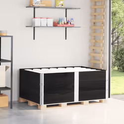 Utilizzate i nostri paretali per pallet impilabili insieme ai vostri pallet per creare rapidamente una soluzione pratica ed e ...