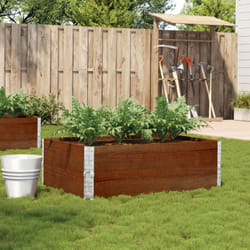 Vidaxl - Poggiapiedi da Giardino Marrone 120x80cm Legno Massello di Pino 446359