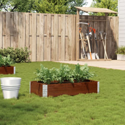 Vidaxl - Fioriera da Giardino Marrone 100x50 cm Legno Massello di Pino 517888