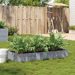 Vidaxl - Fioriera da Giardino Grigia 150x50 cm Legno Massello di Pino 765223