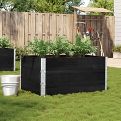 Vidaxl - Fioriera da Giardino Nera 120x80 cm Legno Massello di Pino 524401
