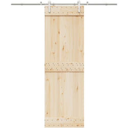 Kit Binari Porta Scorrevole 200 cm Acciaio Inossidabile Argento - Vidaxl