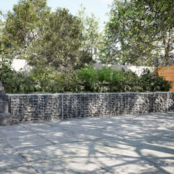 Vidaxl - Cesto Gabbione con Copertura 1000x50x50 cm in Ferro Zincato