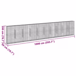 VidaXL 3295175 fioriera Acciaio inox Argento - Vista aggiuntiva 7