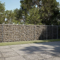 Vidaxl - Cesto Gabbione con Copertura 1200x100x100 cm in Ferro Zincato
