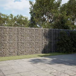 Vidaxl - Cesto Gabbione con Copertura 1050x100x200 cm in Ferro Zincato