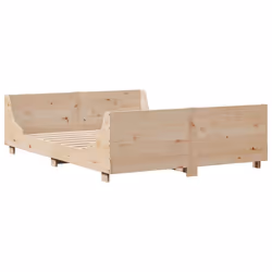vidaXL Letto senza Materasso 120x190 cm in Legno Massello di Pino - Vista aggiuntiva 3