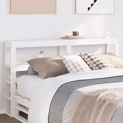 VidaXL 850879 testiera e pedana Bianco