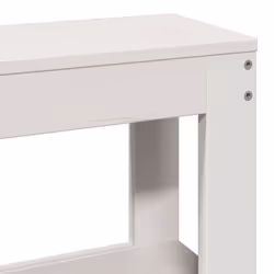 VidaXL 850882 testiera e pedana Bianco - Vista aggiuntiva 7
