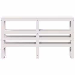VidaXL 850885 testiera e pedana Bianco