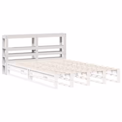 VidaXL 850885 testiera e pedana Bianco - Vista aggiuntiva 4
