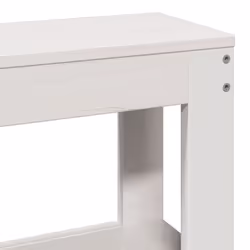 VidaXL 850891 testiera e pedana Bianco - Vista aggiuntiva 7