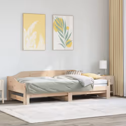 Questo letto da giorno 2 in 1 con il letto estraibile, che funge sia da divano che da letto, è un'aggiunta pratica e accattiv ...