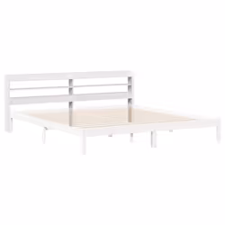 VidaXL 850939 testiera e pedana Bianco - Vista aggiuntiva 5