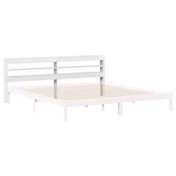 VidaXL 850942 testiera e pedana Bianco - Vista aggiuntiva 6