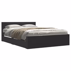 VidaXL 3295570, Nero, 1230 mm, 2,03 m, 690 mm, 1200 x 2000 mm, 820 x 285 x 190 mm