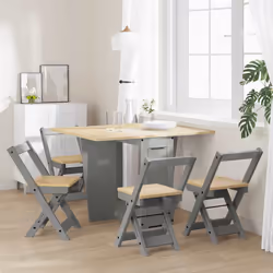 VidaXL 3295718 set di mobili per cucina e sala da pranzo Rettangolare - Vista aggiuntiva 3