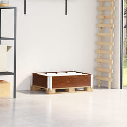 Vidaxl - Paretale per Pallet Marrone 80x60 cm in Legno Massello di Pino 574871
