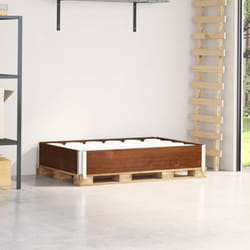Vidaxl - Paretale per Pallet Marrone 120x80cm in Legno Massello di Pino 694609