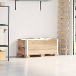 Vidaxl - Paretali per Pallet 2 pz 100x50 cm in Legno Massello di Pino 508223