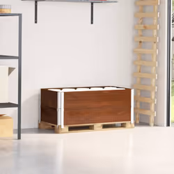 Utilizzate i nostri paretali per pallet impilabili insieme ai vostri pallet per creare rapidamente una soluzione pratica ed e ...
