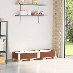 Vidaxl - Paretale per Pallet Marrone 150x50cm in Legno Massello di Pino 431949