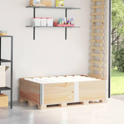 Paretali per Pallet 2 pz 150x100 cm in Legno Massello di Pino Vidaxl 639200