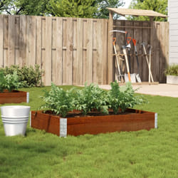 Vidaxl - Poggiapiedi da Giardino Marrone 120x80cm Legno Massello di Pino 166596