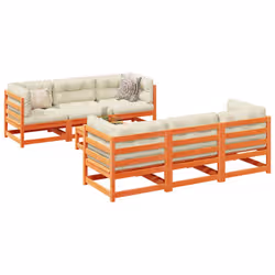 VidaXL 3299302 set mobili da esterno Crema - Vista aggiuntiva 2