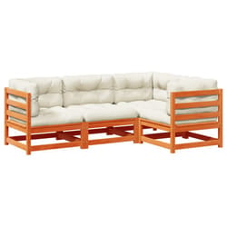 VidaXL 3299413 set mobili da esterno Crema