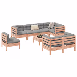 VidaXL 3299517 set mobili da esterno Grigio - Vista aggiuntiva 2