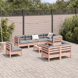 VidaXL 3299517 set mobili da esterno Grigio - Vista aggiuntiva 3