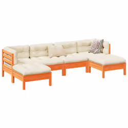 Questo set di divani da giardino è il complemento perfetto al vostro cortile, terrazza o patio, e offre uno spazio confortevo ...