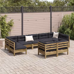 VidaXL 3299635 set mobili da esterno Antracite - Vista aggiuntiva 3