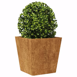 vidaXL Fioriera da Giardino 40x40x40 cm in Acciaio Corten - Vista aggiuntiva 3