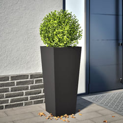 Vidaxl - Fioriera da Giardino Nera 35x35x75 cm in Acciaio 127422