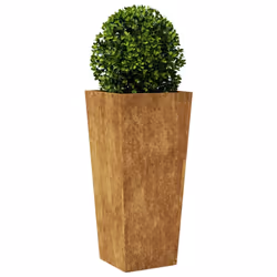 vidaXL Fioriera da Giardino 35x35x75 cm in Acciaio Corten - Vista aggiuntiva 3