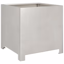 VidaXL Fioriere da Giardino 2 pz 40x40x40 cm in Acciaio Inox - Vista aggiuntiva 5