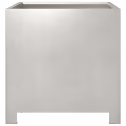 VidaXL Fioriere da Giardino 2 pz 40x40x40 cm in Acciaio Inox - Vista aggiuntiva 6