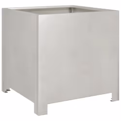 VidaXL Fioriere da Giardino 2 pz 40x40x40 cm in Acciaio Inox - Vista aggiuntiva 8